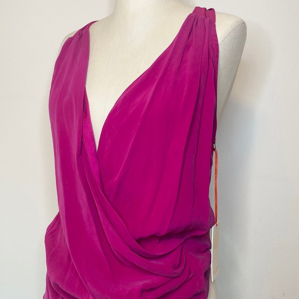 NWT Ramy Brook NY Wrap Front Blouse
